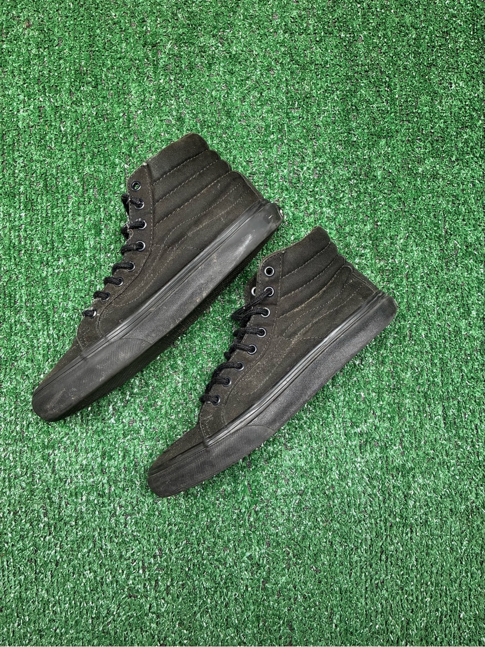 Vans Black High-Top Canvas Sneakers